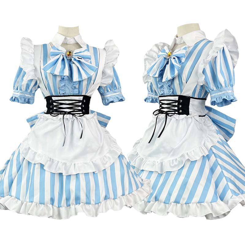 Hololive Shirakami Fubuki Maid Cosplay Costumes