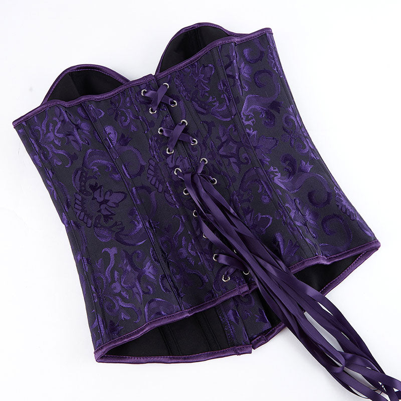 Court Style Bridal Corset Shaper Bust Lifting Waist Cinching Tight Bustier Camisole Tank Top Hourglass Shapewear