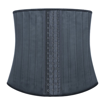 Women's Underbust 25 Steel Boned Latex Sport Girdle Waist Trainer Corsets Hourglass Body Shaper