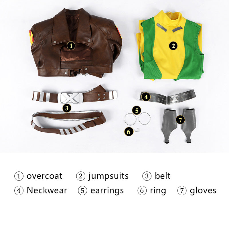 Marvel Rivals Rogue Jumpsuits Cosplay Costumes