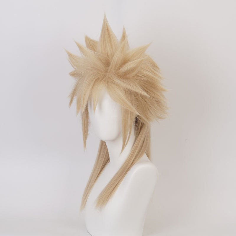 Game Final Fantasy VII Remake FF7 Female Cloud Strife Long blond Cosplay Wigs