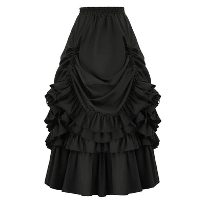 Vintage Gothic Victorian Renaissance Retro Women's Short Skirt Halloween Cosplay Costumes