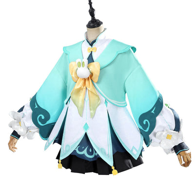 Genshin Impact Yaoyao Rainlit Bamboo Reverie Cosplay Costumes