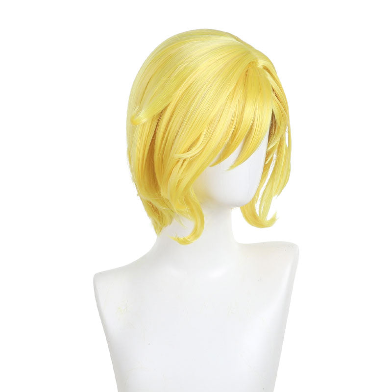 Gnosia Setsu Golden Yellow Cosplay Wigs