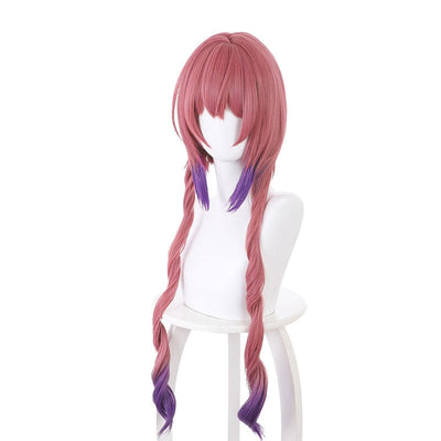 Miss Kobayashi's Dragon Maid Ilulu Gallery Pink Gradient Purple Long Cosplay Wigs
