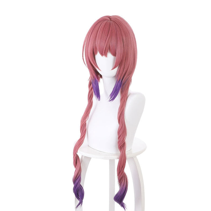 Miss Kobayashi's Dragon Maid Ilulu Gallery Pink Gradient Purple Long Cosplay Wigs