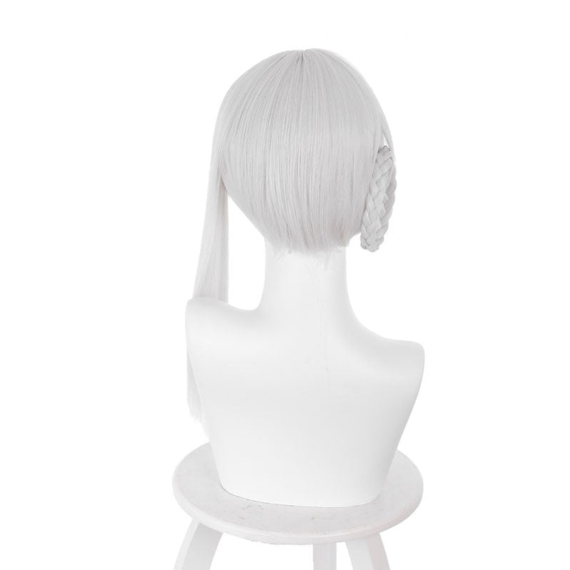 Game Nier Replicant Kaine Silver Braided Cosplay Wigs