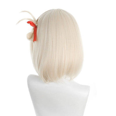 Anime Lycoris Recoil Chisato Nishikigi Yellow Cosplay Wigs