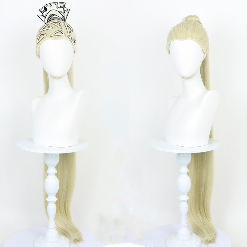 Gachiakuta Noerde Hew Amozo Golden Cosplay Wigs
