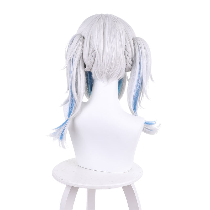 Hololive English Virtual YouTuber Gawr Gura Double Ponytail Cosplay Wigs