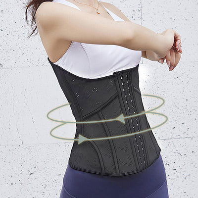 17-bone V-shaped Women's Underbust Latex Sport Girdle Waist Trainer Corsets Hourglass Body Shaper