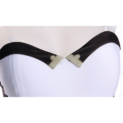 Game Genshin Impact Amber Bunny Girl Cosplay Costumes
