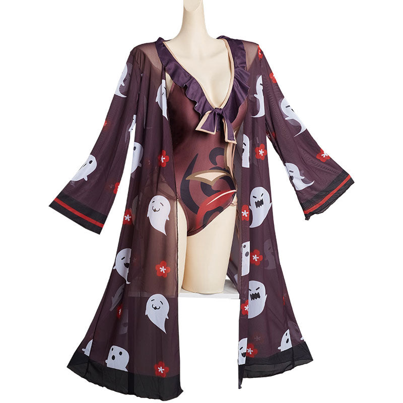 Game Genshin Impact HuTao Swimsuit Cosplay Costumes