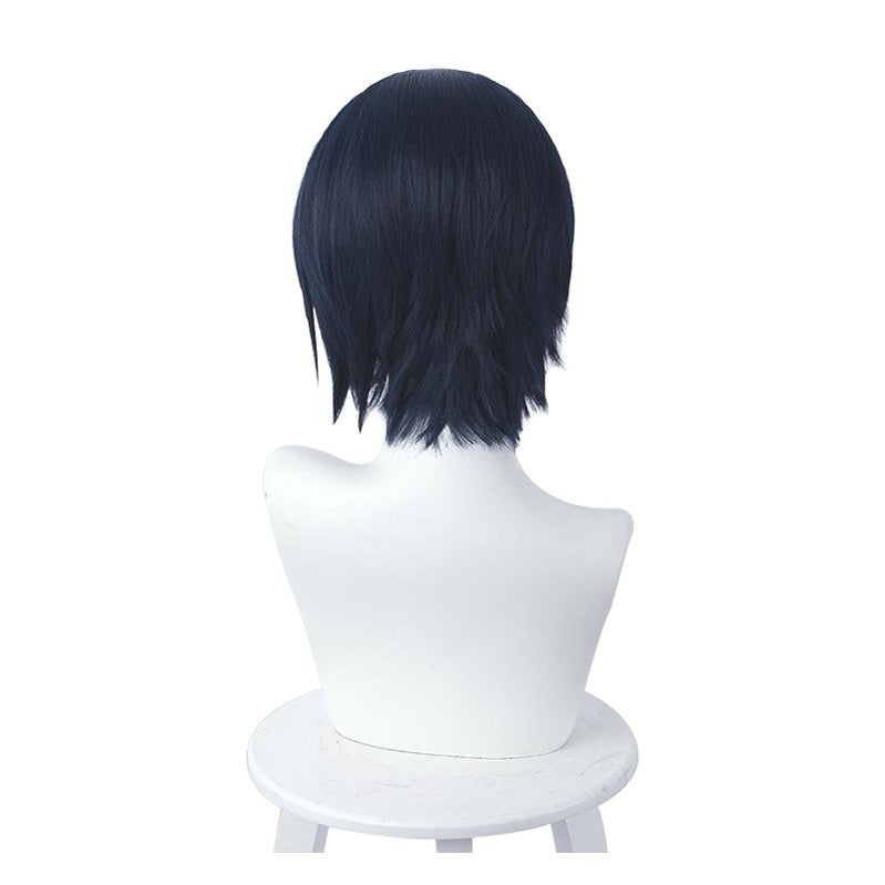 Anime Kaguya-sama: Love is War Yu Ishigami Navy Blue Men's Short Cosplay Wigs