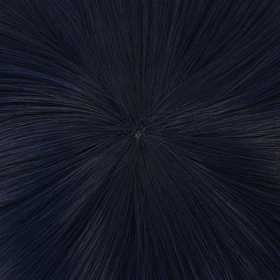 Game Genshin Impact Xiangling Navy Blue Cosplay Wigs