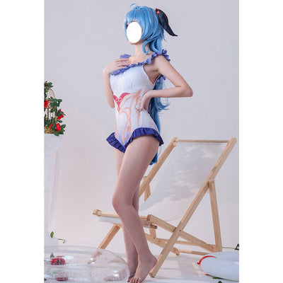 Game Genshin Impact Ganyu Swimsuit Cosplay Costumes