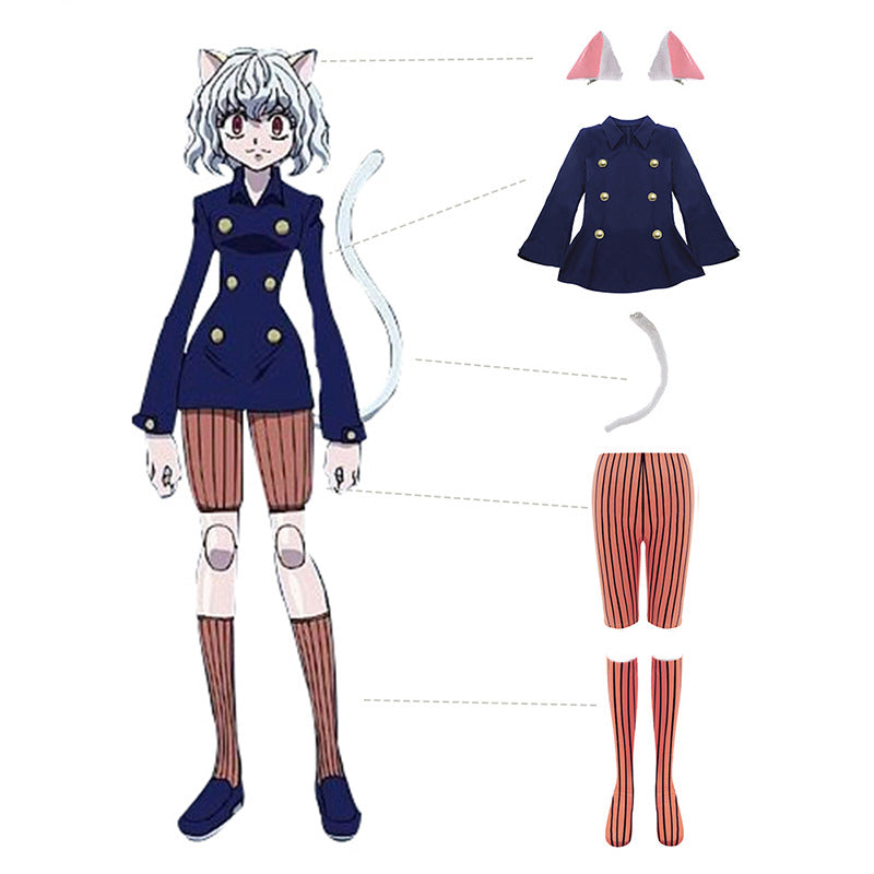 Anime Hunter × Hunter Neferpitou Cosplay Costumes