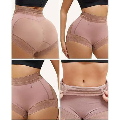 High Waisted Hip Lifting Tummy Control Non Slip Lace Safety Underwear Cosplay Costumes