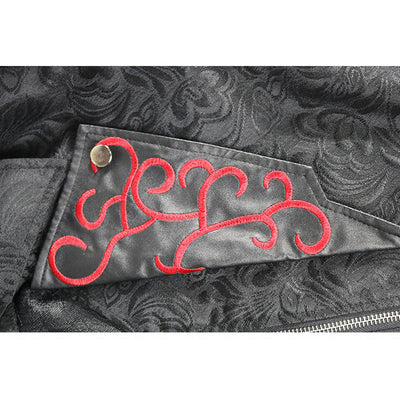 European Style Retro Patchwork Jacket Men Gothic Halloween Cosplay Costumes