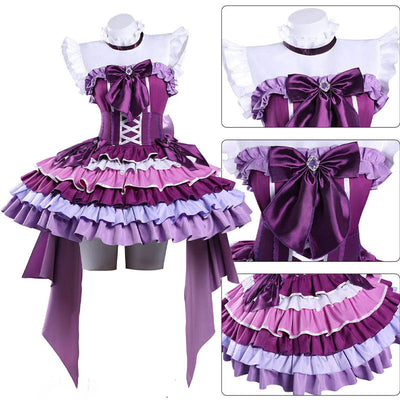 Puella Magi Madoka Magica Homura Akemi Stage Outfit Cosplay Costumes