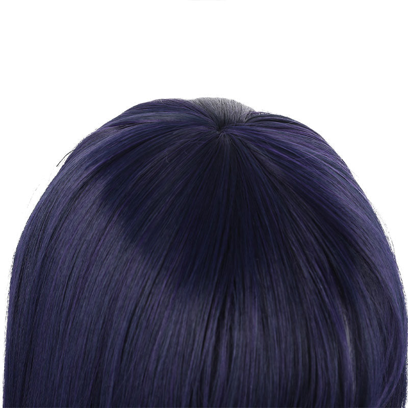 Game Genshin Impact Yun Jin Long Dark Purple Cosplay Wigs