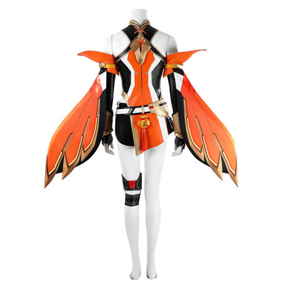 Overwatch Anran Orange Cosplay Costume
