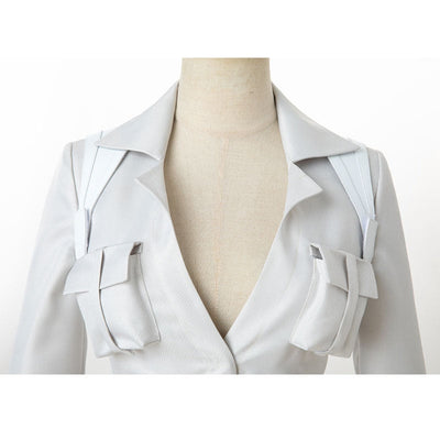 Anime Cells at Work! Black White Blood Cells Female Halloween Full Suit Cosplay Costume