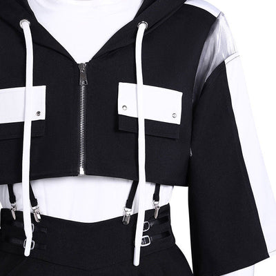 Tamon's B-Side Natsuki Ishibashi Black Vest Uniform Cosplay Costume