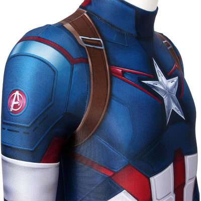 Avengers: Age of Ultron Captain America Kids Jumpsuit Cosplay Costumes