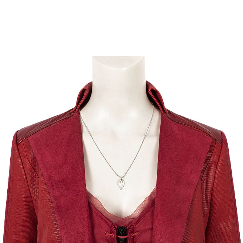 Movie Captain America Civil War Scarlet Witch Wanda Maximoff Cosplay Costume