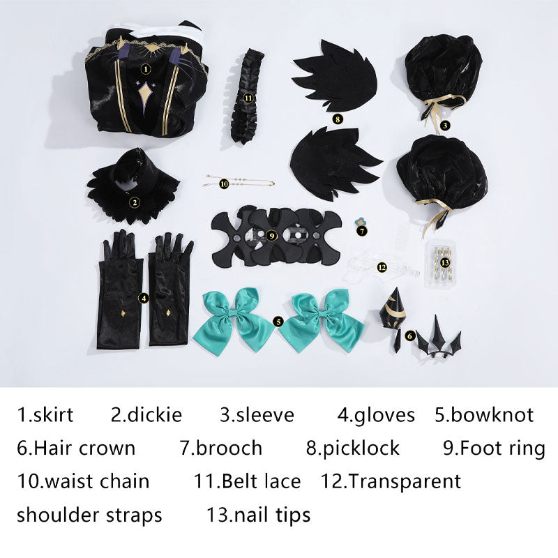 Fate Grand Order FGO Space Ereshkigal Stage 2 Cosplay Costume