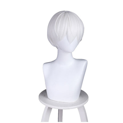 Anime To Your Eternity Fushi White Short Cosplay Wig