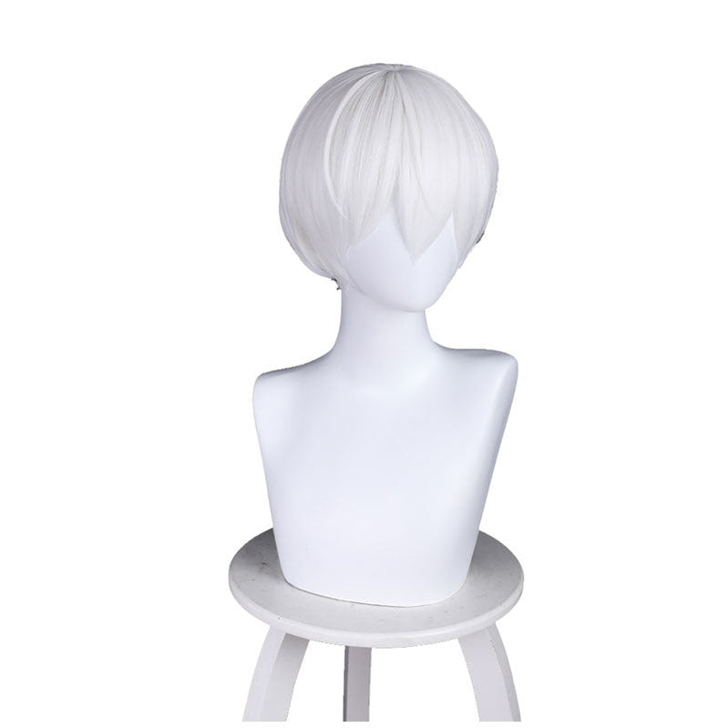 Anime To Your Eternity Fushi White Short Cosplay Wig