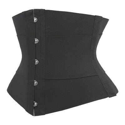 Womens Waist Trainer Cincher Heavy Duty Steel Boned Underbust Waspie Corse