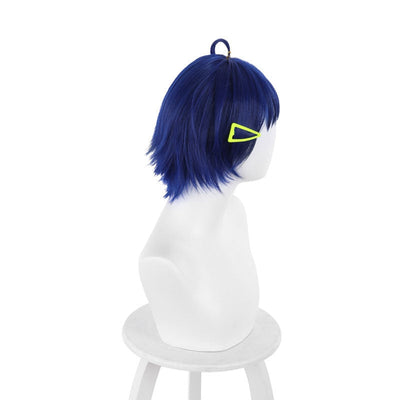 Anime Wonder Egg Priority Ai Ohto Dark Bule Cosplay Wigs
