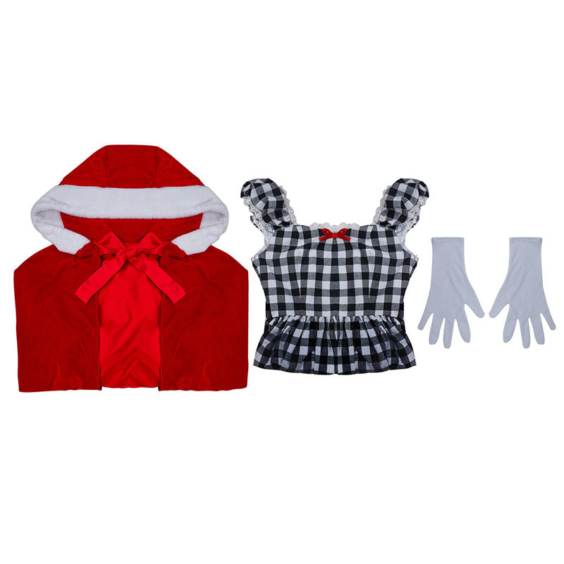 Movie How the Grinch Stole Christmas Cindy Lou Who Cosplay Costume