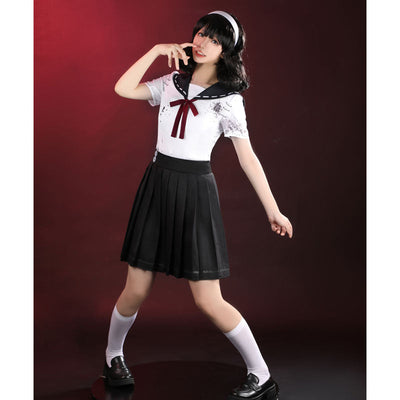 Game Identity V Tomie Kawakami Dream Witch Young School Uniform Cosplay Costumes