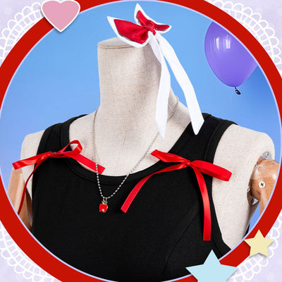 Girls Band Cry Awa Subaru Black Dress Cosplay Costumes