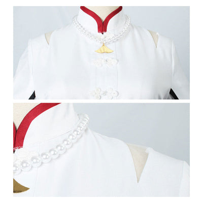 Game Genshin Impact Pizza Hut collab Ningguang Cosplay Costumes