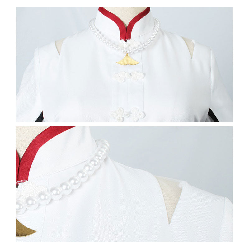 Game Genshin Impact Pizza Hut collab Ningguang Cosplay Costumes