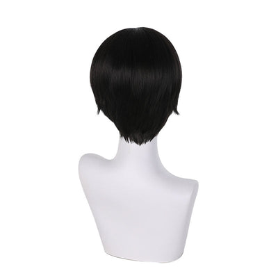 Anime Blue Period Yotasuke Takahashi Black Short Cosplay Wigs