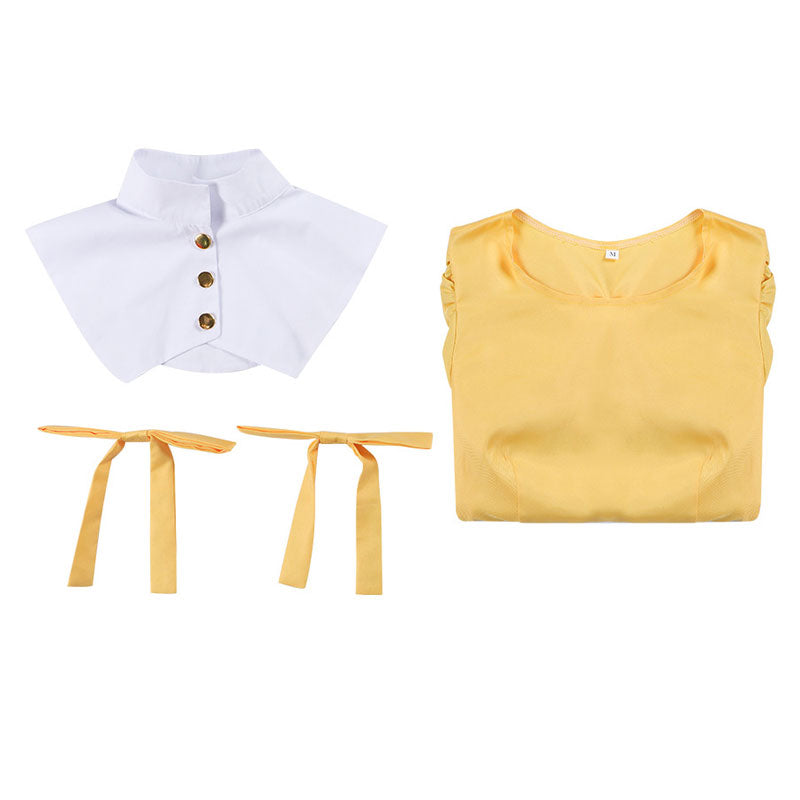 Cardcaptor Sakura Tomoyo Daidouji Yellow Dress  Cosplay Costumes