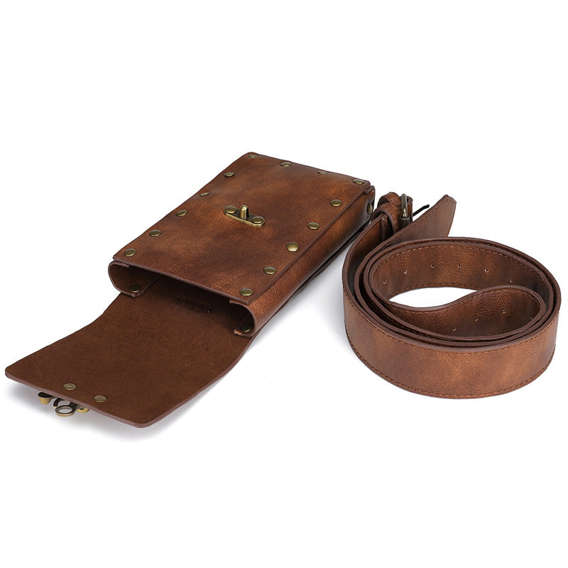 Retro Women's Bag Outdoor Sports Mini Waist Bag Cosplay Props