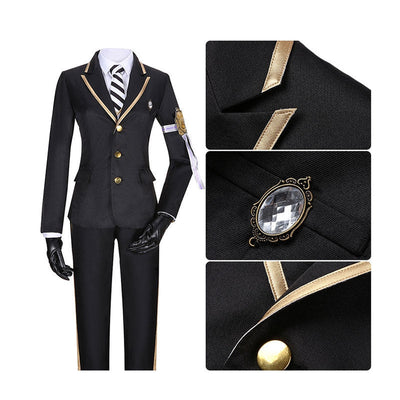 Game Twisted-Wonderland Jade Leech Uniforms Cosplay Costume