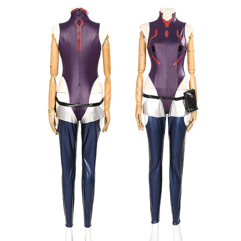 Game Cyberpunk: Edgerunners Lucyna Kushinada Purple Cosplay Costumes