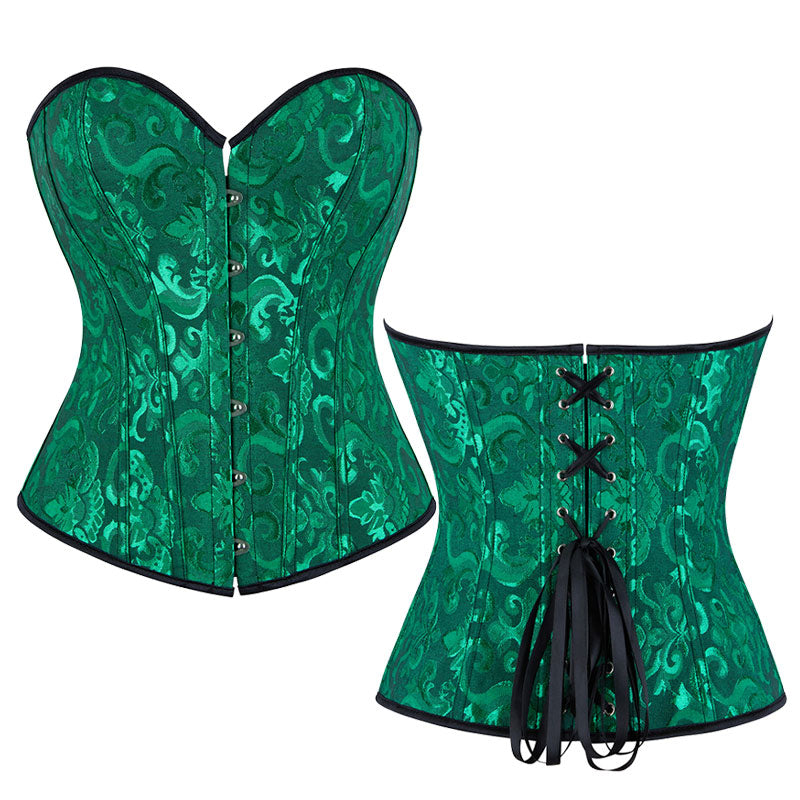 Court Style Bridal Corset Shaper Bust Lifting Waist Cinching Tight Bustier Camisole Tank Top Hourglass Shapewear
