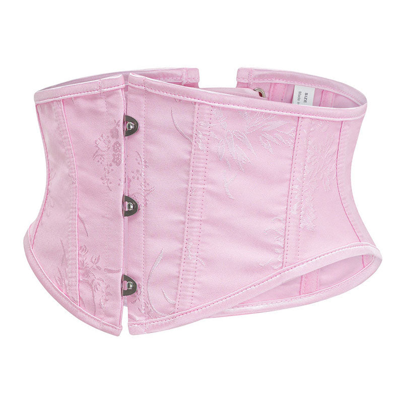 Womens Waist Trainer Cincher Heavy Duty Steel Boned Underbust Waspie Corset