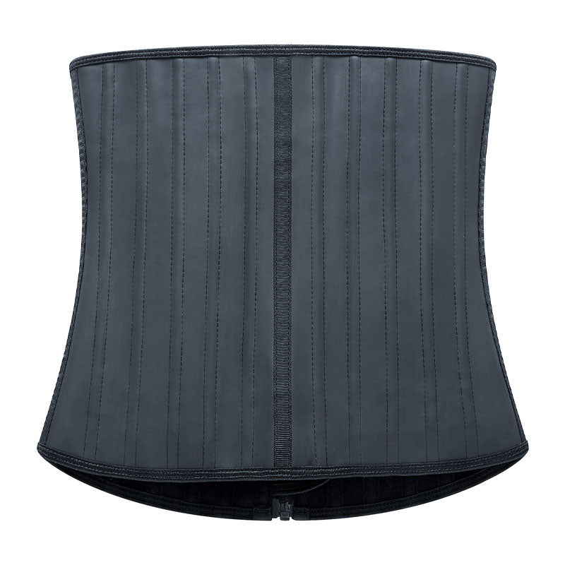 Women's Underbust 25 Steel Boned Latex Sport Girdle Waist Trainer Corsets Hourglass Body Shaper