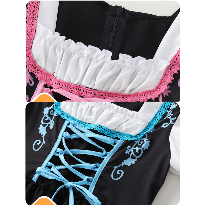 Medieval Farm Beer Festival Kids Halloween Dress Cosplay Costumes