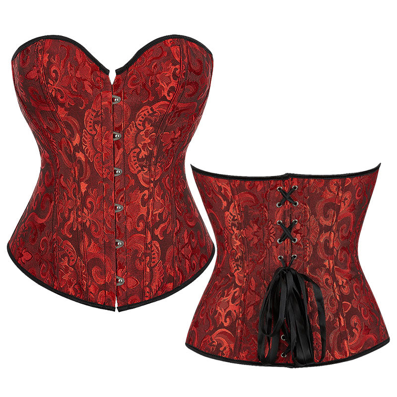 Court Style Bridal Corset Shaper Bust Lifting Waist Cinching Tight Bustier Camisole Tank Top Hourglass Shapewear